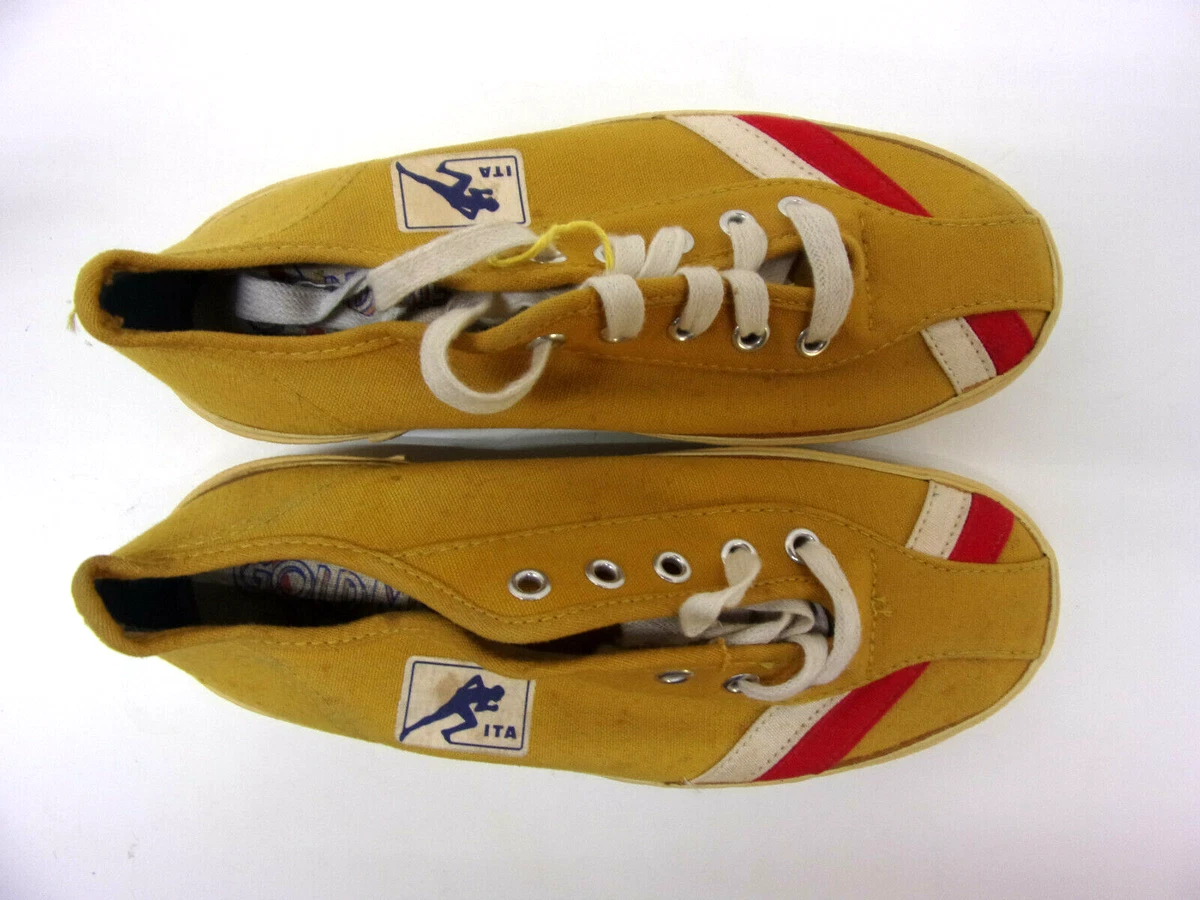 1960s NOS Keds International Track Assc. Gold Medal Tennis Shoes Size 5 S