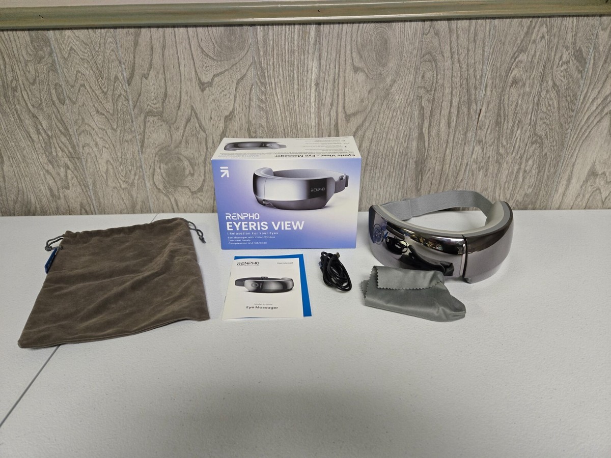 Renpho Eyeris View Eye Face Massager w/ Heat Compression 5 Modes Migraine Relief | eBay UK Renpho Eyeris View Eye Face Massager w/ Heat Compression 5 Modes Migraine Relief | eBay UK