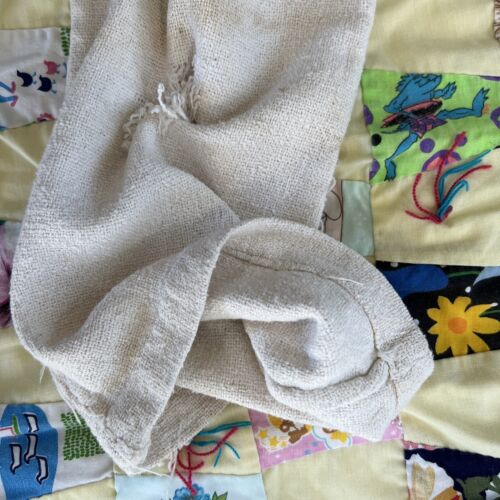 VINTAGE 1930s Cotton Overalls Children Large Depression Workwear Flour Sacks? - Picture 14 of 17