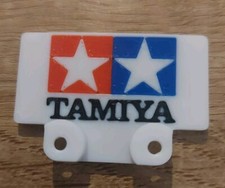 Tamiya TL 01 MSC Resistor Blanking Plate With Logo Late Models Free Postage