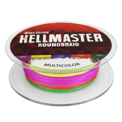 (0,07 €/ m) 300M Rund geflochtene Angelschnur Hellmaster Roundbraid Multicolor - Bild 1 von 19