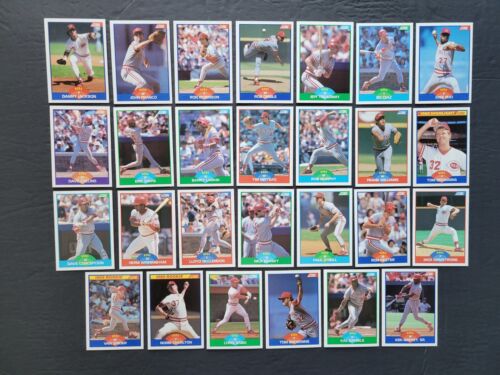 JUEGOS DE EQUIPO REDS Your Pick 1984-88-89-2022 Topps Fleer Donruss UpDeck tarjetas de puntuación - Imagen 11 de 34