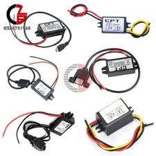 DC-DC 12V to 5V Mini/Micro/A type USB Dual Converter Step Down Power Module New