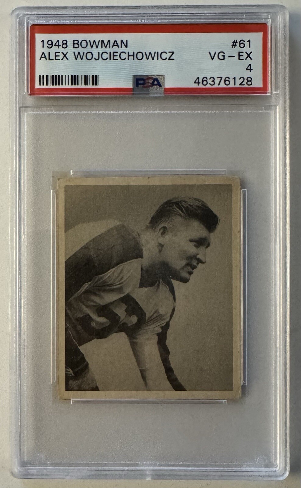1948 Bowman #61 Alex Wojciechowicz RC Rookie PSA 4 VG-EX EAGLES HOF