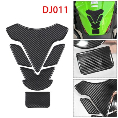 Carbon Fiber Motorcycle Fuel Gas Tank Cap Sticker Pad Anti Slip Traction Decal