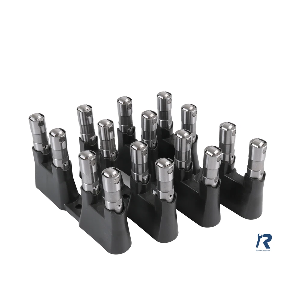 16 x Hydraulic Roller Lifters W/4 x Guide Trays fit for Chevy GMC 12595365 - Image 3 of 4