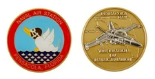 US Navy Naval Air Station NAS Pensacola Challenge Coin CC-755