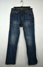 Goodfellow Co Men Blue Wash Straight Leg Cotton 5-Pocket Denim Jeans W30L32