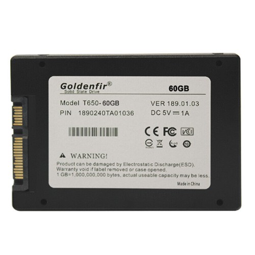 2.5'' Goldfir 32GB 64GB 120GB 128GB 240GB 256GB 360GB SSD SATA Solid State Drive - Picture 4 of 6