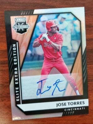 2021 Panini Elite Extra Edition Signatures Jose Torres #89 Auto