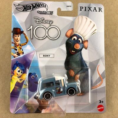 Hot Wheels Character Cars Disney 100 Ratatouille Remy Mouse 1:64 Diecast 2023