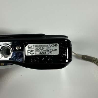 Fujifilm FinePix AX550 16.0MP 5x Zoom Black Digital Camera Tested Working