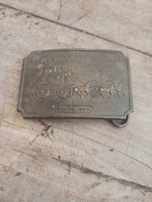 Johnny Cash's Wells Fargo & Company Stagecoach Tiffany New York Belt Buckle