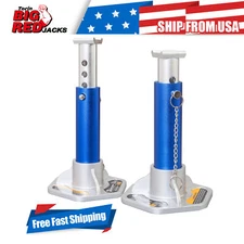 TCE Torin Aluminum Jack Stands with Locking Support Pins: 3 Ton, 1 Pair