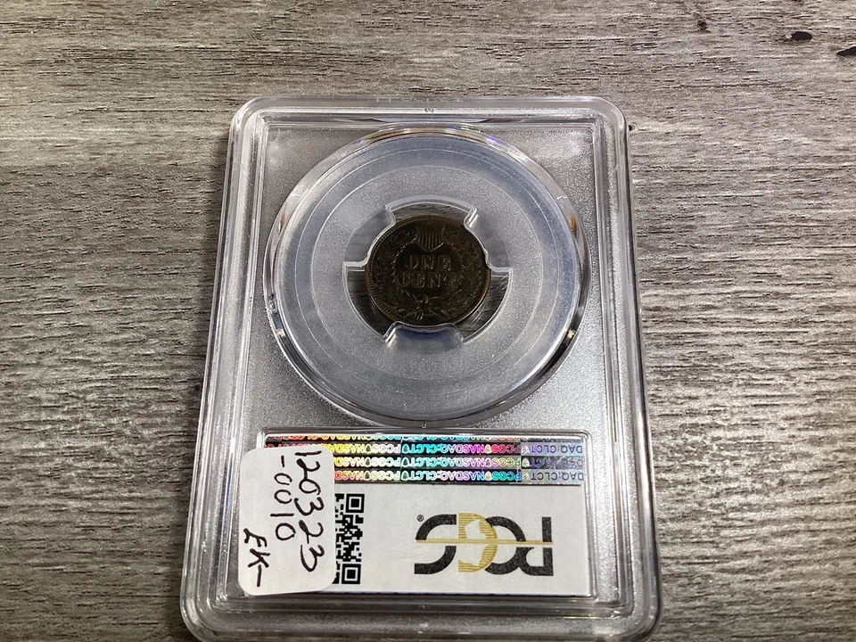 1875 Indian Head Penny Graded PCGS F12 Grade 120323 10ek - Image 4 of 4