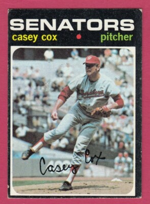 1971 Topps Baseball  # 82  Casey Cook - Washington Senators