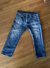 Levi’s 505 38x30 Blue Jeans Regular Fit Straight Leg Pants