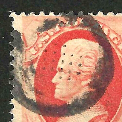 Sc #178/183 PT-43-44 PATENT Fancy Cancel 2 Cent Jackson Banknote 1875-79 US46F71