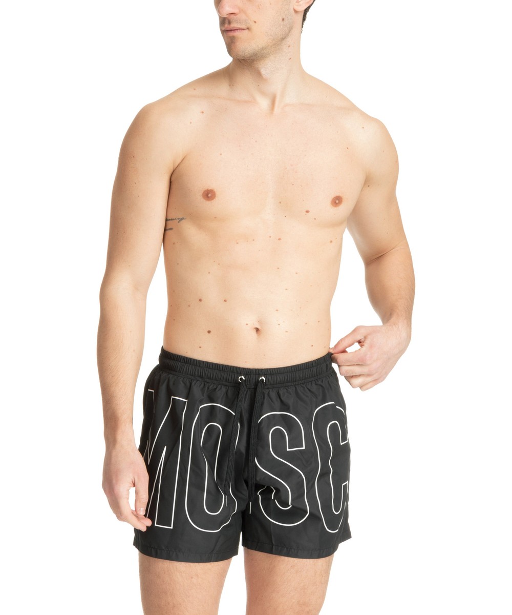 Moschino Badeshorts herren 251V3A422493011555 Black Schwarz