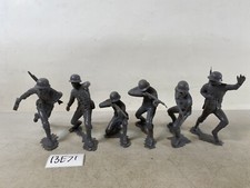 WW2 MARX Japan US Vintage Toy Figure Soldiers 6in 6" army men Lot 13E71