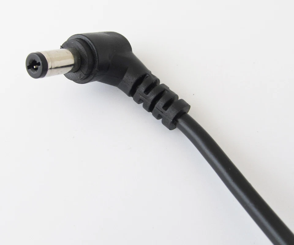 5x 30cm/1ft 5.5x2.1mm 5521 CCTV DC Power Plug Right Angle 90D Single Cord Cable - Image 4 of 4