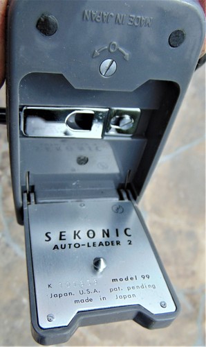MEDIDOR DE LUZ SEKONIC DE COLECCIÓN ~ MODELO RARO ~ HECHO EN JAPÓN ~ ESTUCHE DE CUERO/PÚRPURA - Imagen 13 de 13
