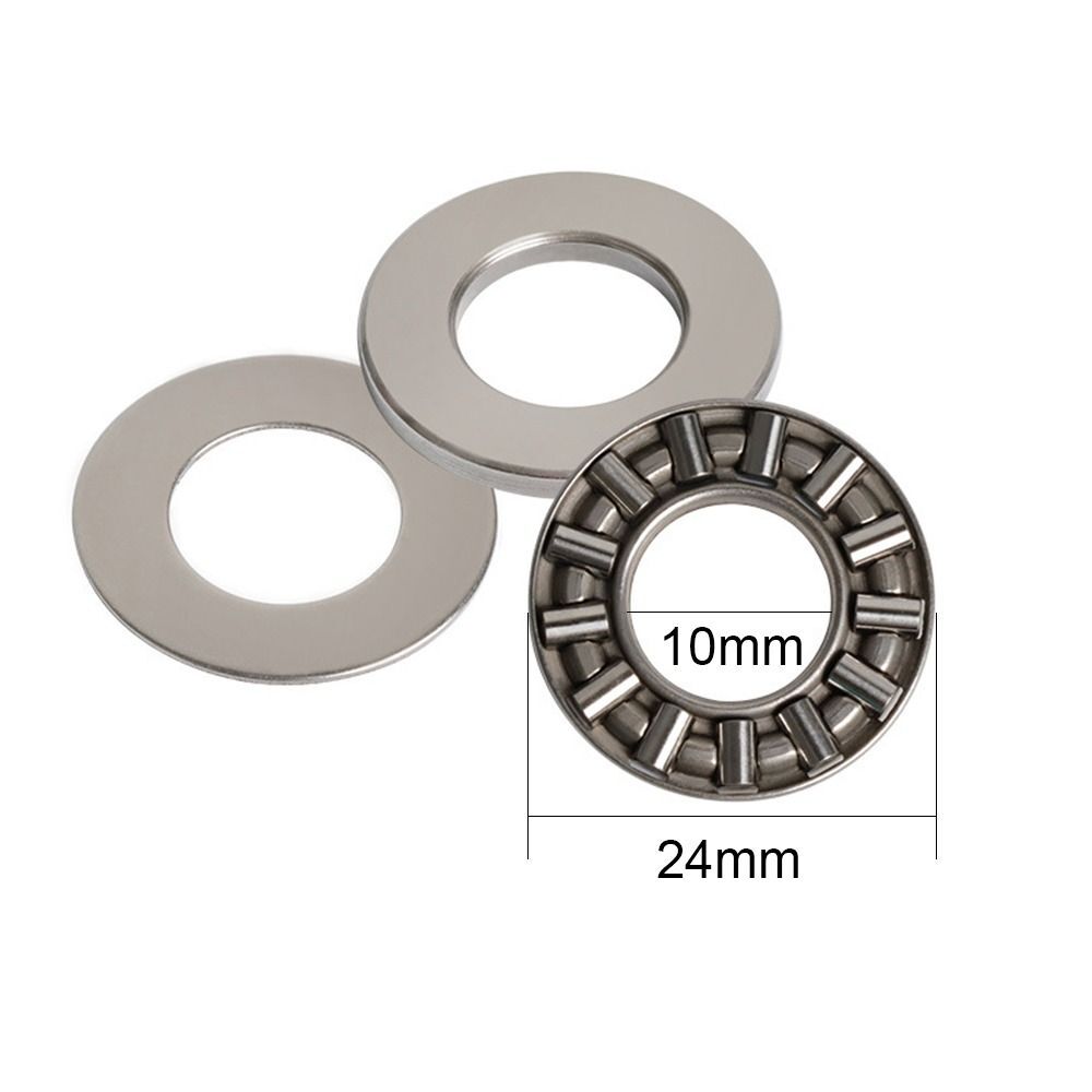 5pcs Silver with Washers Small Industrial Bearing Thrust Bearing