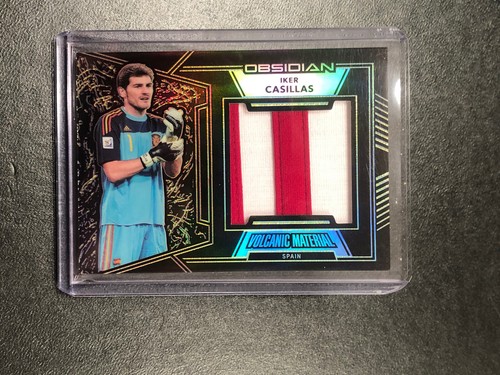 2019-20 Panini Obsidian Soccer Iker Casillas Volcanic Material 6/10!!!