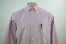 NEW Van Heusen Classic Royal Herringbone Wrinkle Free Men's Shirt 16 1/2 32/33