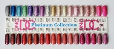 DND DC Platinum Glitter LED/UV Gel Polish - 0.6oz - New Colors 2024 - Pick Any!