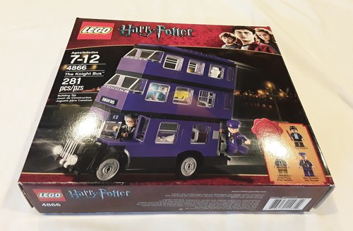 LEGO #4866 Harry Potter The Knight Bus COMPLETE BOX & MANUAL EUC RETIRED SET BOX