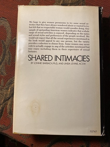 Shared Intimacies by Lonnie Barbach Linda Levine HCDJ BCE - Foto 4 di 11