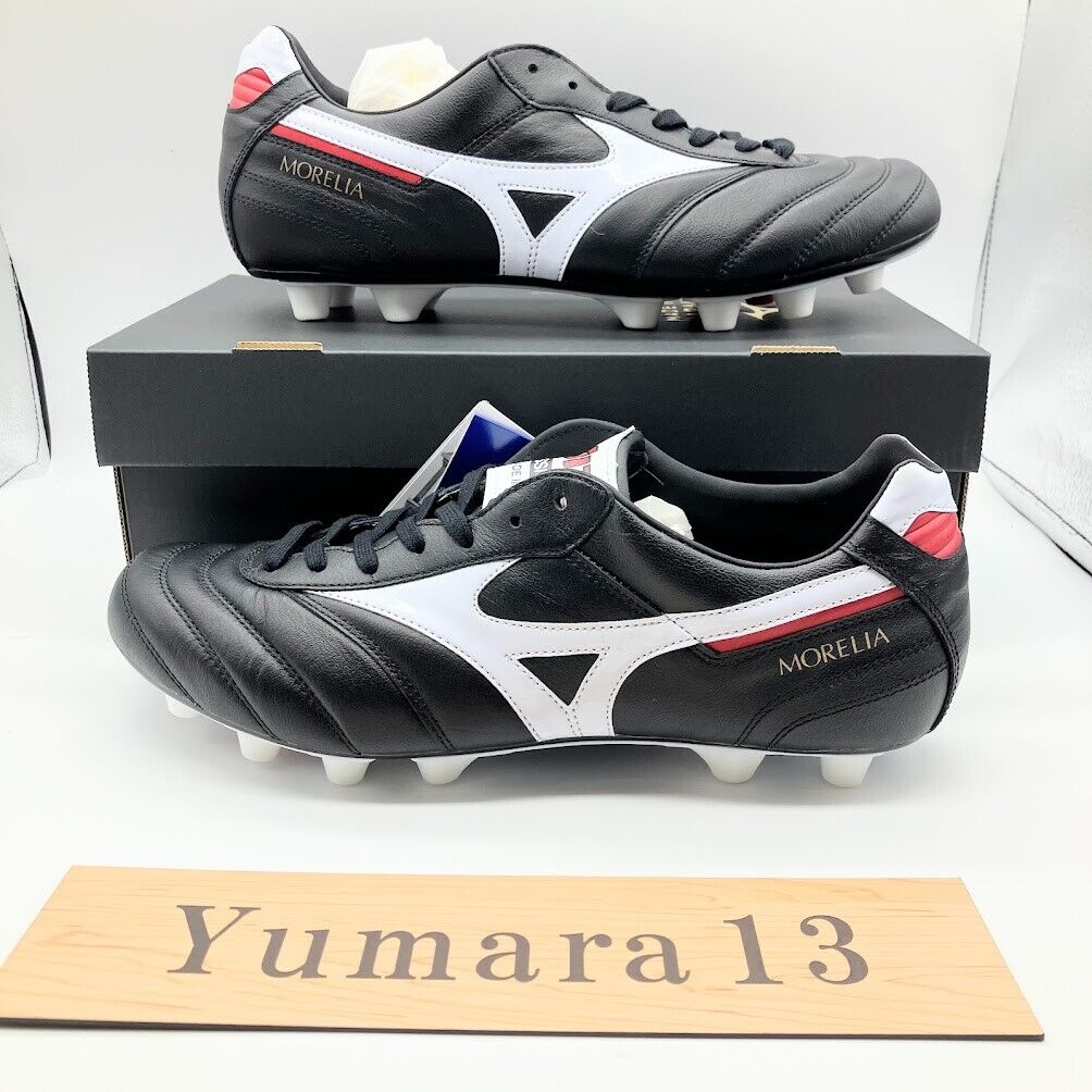 MIZUNO MORELIA II JAPAN Black White Soccer Shoes P1GA200001 MIZUNO MORELIA II JAPAN Black White Soccer Shoes P1GA200001