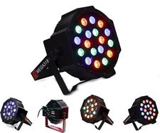 MR DJ MEGA318 18X3W RGBW Slim Flat Par Wash Disco DJ Party Club Stage Show