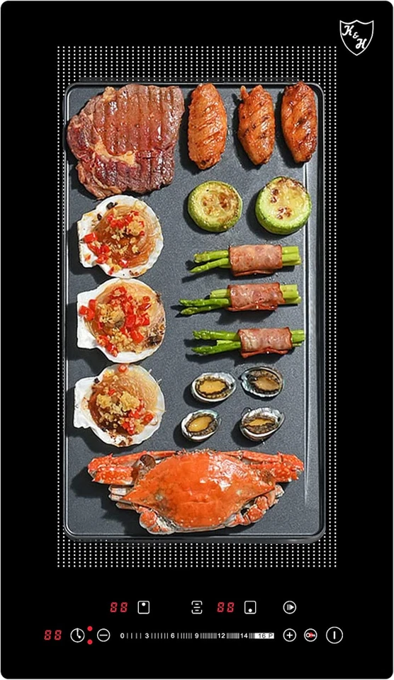 K&H SIGNATURE SERIES German Design 12" Induction Glass Cooktop 220V IN12-3400FLX - Image 2 of 4