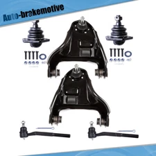 6x Front Upper Control Arm Ball Joint Tie Rod End For 1999-2005 Chevrolet Blazer