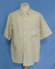 Issey Miyake im product Linen Beige Men's Shirt Short Sleeve M