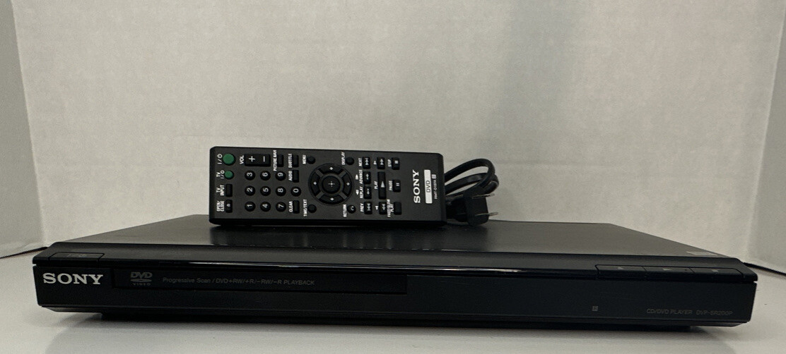 Sony DVP-SR200P DVDプレーヤー Sony DVP-SR200P CD-DVD Player with Remote RW /+-R Playback Digital