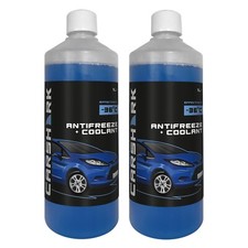 CARSHARK Antifreeze Coolant 2 x 1 Litre Ready to use, Down to -36°C, All Engines