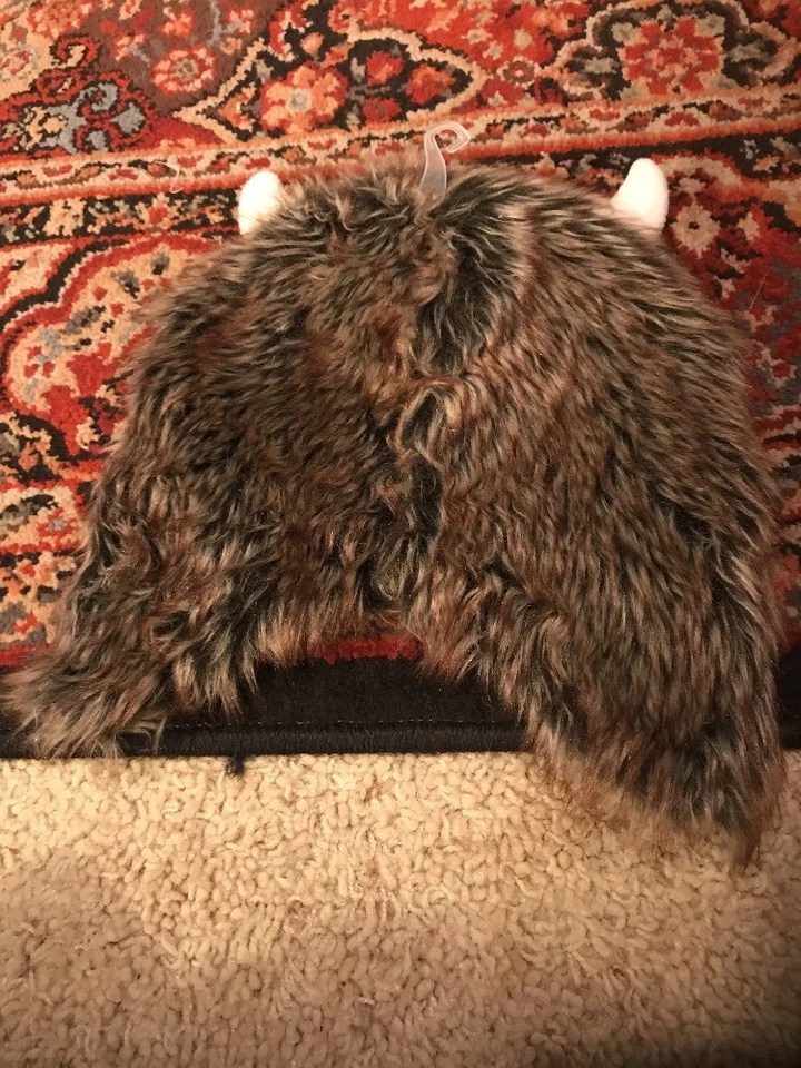 Gorro tejido peludo invierno bebé niño pequeño oreja solapa monstruo sombrero Foto 2 de 2