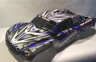 traxxas slash blue body