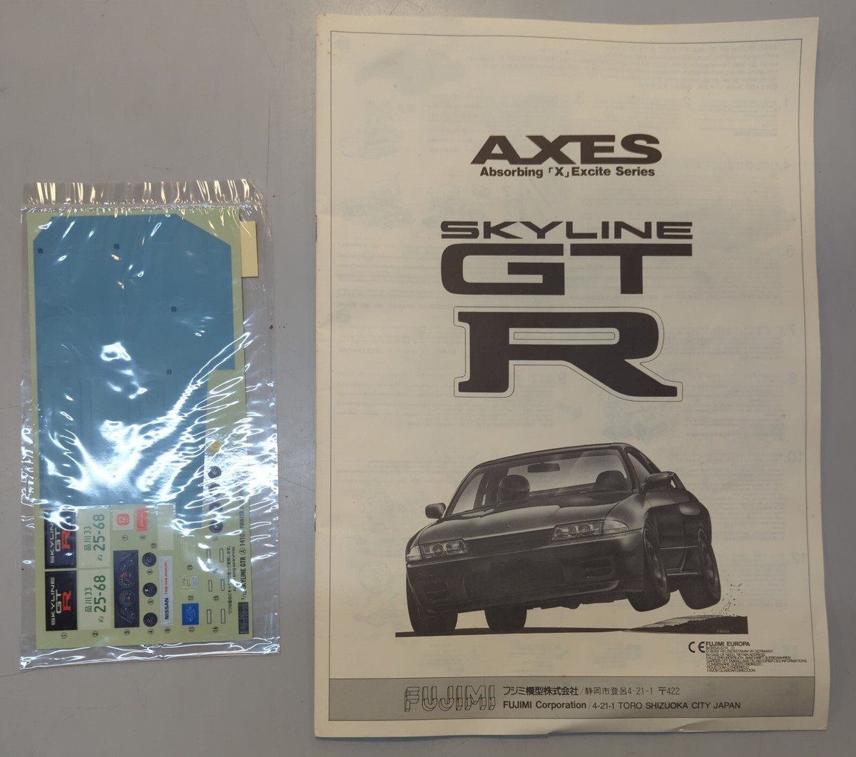 Fujimi model 1/12 R32 Skyline GT-R AXES bolt-on kit series Fujimi model 1/12 R32 Skyline GT-R AXES bolt-on kit series