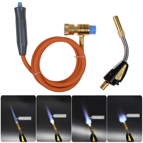 Self-Ignition Mapp Propane Gas Plumbing Soldering Welding Torch + 180cm Hose - Picture 4 of 11