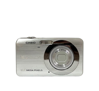 CASIO Exilim EX-Z80 Digital Camera Silver Compact Tested and