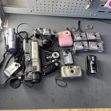 Mixed Lot Of 13 Cameras-Aspen/JVC/Gateway/Casio More- As Is/Parts/Repair Lot