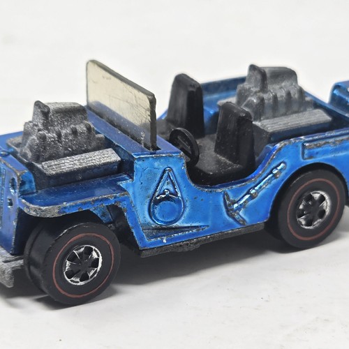 Mattel Hot Wheels Grass Hopper Blue Variant Redline Vintage Toy 1970 - Picture 11 of 12