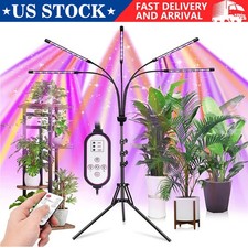 5-Head Full Spectrum Grow Light for Indoor Plants with Adjustable Tripod Stand