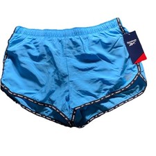 Reebok Fast Track Shorts River Blue Womens size Large running beach NWT