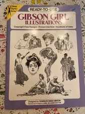 Dover Clip Art Book Office Business Illustrations Gibson Girl Illustrations