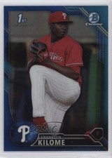 2016 Bowman Chrome Prospects Blue Refractor /150 Franklyn Kilome #BCP37 0q3